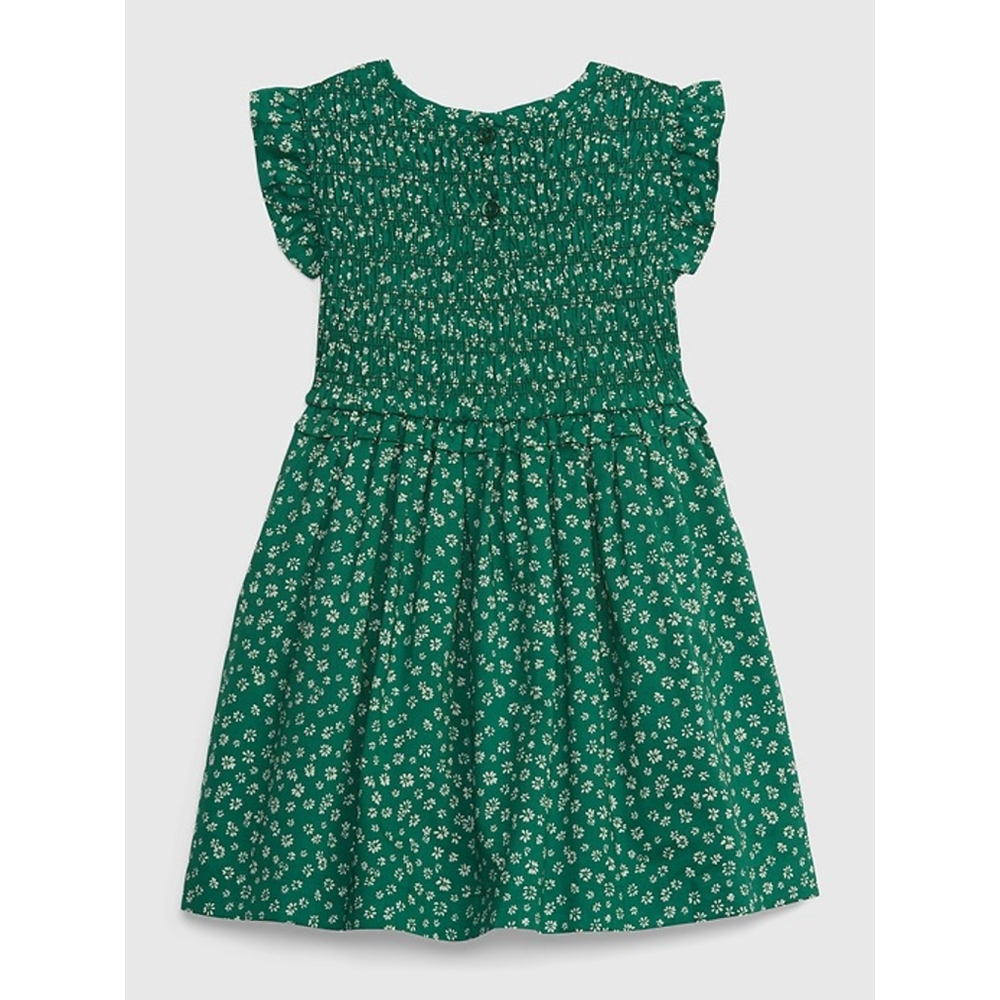 GAP Green Floral Kids Casual Dress